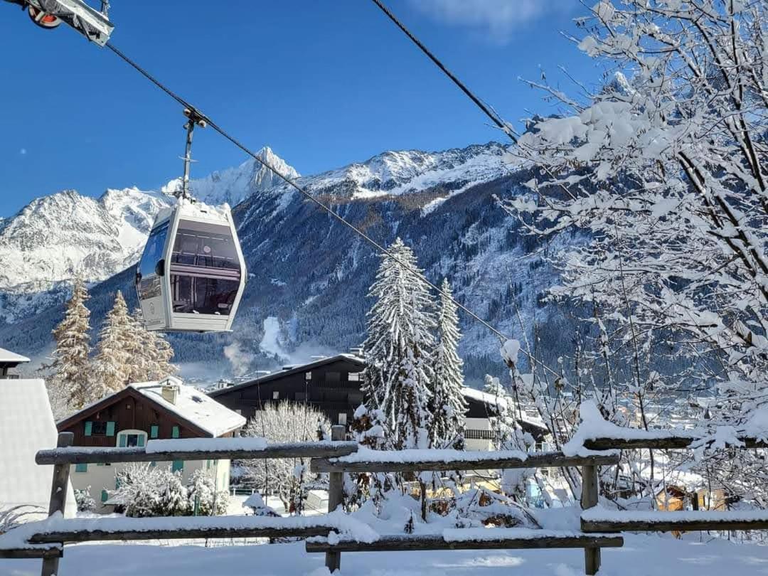 Happy Moose - Cosy Mont Blanc View Apartment Chamonix Exterior foto